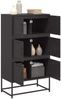 vidaXL Sideboard Schwarz 68,5x38,5x123,5 cm Stahl 846488 Bild 5