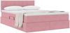 vidaXL Aufbewahrungsbett mit Matratze Rosa 140 x 190 cm Samt 3370760 Bild 3