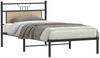 vidaXL Bettgestell ohne Matratze Sonoma-Eiche 100x190 cm Holzwerkstoff 4106786 Bild 3