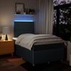 vidaXL Boxspringbett mit Matratze Blau 120x190 cm Stoff 3294294 Bild 5