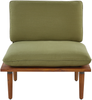 Lounge Set mit Tisch FRASCATI Zertifiziertes Akazienholz Olivgrün Bild 5
