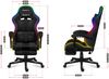 HUZARO Force 4.7 RGB Mesh Gaming Stuhl Bild 5