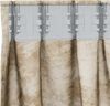 vidaXL Samtvorhänge mit Vorhängen 2 pcs Creme 225 x 140 cm Samt 4107700 Bild 5