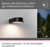 LED Außenwandleuchte Silma Dämmerungsgesteuerter Bewegungsmelder (IR) IP44 65x186mm 3000K 5,5W / 0,7W 600lm / 0lm 230V Anthrazit Aluminium Bild 2