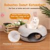 nobleza Tierbett Katzenhöhle, Katzen Donut Tunnel, Waschbarem Bild 3