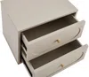 Vente-unique - VALONIRO Bedside table Holz, Platte Beige - B 40 cm x H 45 cm x L 50 cm Bild 5