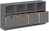 loft24 Regal Allie, Sideboard Regal mit 4 Schubladen, Kinderregal, Breite 124,5 cm Bild 2