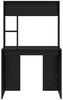 vidaXL Schreibtisch mit Regal Schwarz Eichen-Optik 91 x 50 x 149 cm 869259 Bild 5