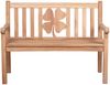 Teakholz Gartenbank - bene living - Kleeblatt 120 cm Bild 4