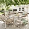 i@home Gartenlounge-Set, (5-tlg), für 7 Personen, mit 1 Tisch, 1 Sofa, 1 Bank & 2 Sesseln, Wetterfeste Bild 5