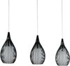 Eglo 94389 Pendelleuchte RAZONI schwarz mit satiniertem Glas L=99cm max. 3X40W Bild 4