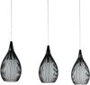 Eglo 94389 Pendelleuchte RAZONI schwarz mit satiniertem Glas L=99cm max. 3X40W Bild 5