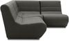 Gartenlounge Set 3 Boudicca 179x80x179 mit Outdoorbezug in anthrazit Bild 3