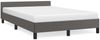 vidaXL Bettgestell ohne Matratze Grau 120x190 cm Kunstleder 379545 Bild 2