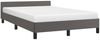 vidaXL Bettgestell ohne Matratze Grau 120x190 cm Kunstleder 379545 Bild 4