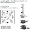 osoltus Adapterplatte für Bodenständer 64-113mm kompatibel für alle Ampelschirme Bild 2