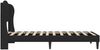 vidaXL Bettrahmen mit Kopfteil Schwarz 80x200 cm Kunstleder 42027835 Bild 5