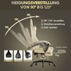 Ferghana Gaming-Stuhl Racing PC Stuhl Verstellbar mit Kopf-,Lendenkissen, Fußstütze (Rückenlehne 90°-125), Ergonomisch, atmungsaktiv Gaming Chair Bild 2