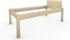 Pfostenbett Massivholzbett (Fichte) "Daybett" 90 x 190 cm 58 cm Holzbett 300kg Bild 2
