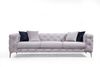 3-Sitzer-Sofa, 'Como', 73 x 90 x 237, Hellgrau Bild 2