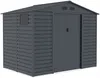 Vente-unique - ADELMO Gartenhaus Metall Grau - B 181 cm x H 221 cm x L 267 cm Bild 4