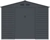 Vente-unique - ADELMO Gartenhaus Metall Grau - B 181 cm x H 221 cm x L 267 cm Bild 3
