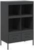 vidaXL Highboard Schwarz 68x39x101,5 cm Stahl 843102 Bild 2