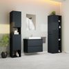 GARLIVO Waschbeckenunterschrank GLB-80 mit Schubladen, Badezimmer Waschtischunterschrank, Anthrazit Breite 120 cm, Soft-Close, Push-to-open/Tip-on, hängend Bild 3