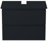 GARLIVO Waschbeckenunterschrank GLB-80 mit Schubladen, Badezimmer Waschtischunterschrank, Anthrazit Breite 120 cm, Soft-Close, Push-to-open/Tip-on, hängend Bild 2