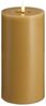 Moods & More LED-Blockkerze in Honey Mustard mit Schmelzeffekt – Ø 9 9 cm x H 20 cm Bild 1