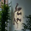 LED Solarleuchte, Gecko zur Wandmontage, bronzefarben, 50 cm Bild 2