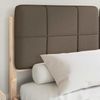 vidaXL Bettgestell mit gepolstertem Kopfteil Taupe 140 x 200 cm 877977 Bild 3