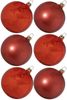 Weihnachtskugel Set Ø 8cm 6 St. / Box kupfer Schatzhauser Thüringer Glas und Weihnachtsschmuck Bild 1
