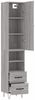 vidaXL Highboard Grau Sonoma 34,5x34x180 cm Holzwerkstoff 3198951 Bild 4