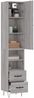 vidaXL Highboard Grau Sonoma 34,5x34x180 cm Holzwerkstoff 3198951 Bild 3
