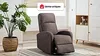 Vente-unique - Relaxsessel Fernsehsessel - Stoff - Braun - ISAO Bild 2