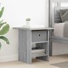 vidaXL Nachttisch 2 pcs Graues Sonoma 41 x 40 x 45 cm Holzwerkstoff 8000447 Bild 4