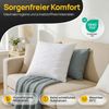 LILENO HOME Kopfkissen 70x90 (1er Set) – 95 °C waschbar, Oeko-Tex & Made in DE – Allergiker Kissen anpassbar für himmlischen Schlaf – Haut schmeichelndes & geruchsfreies Pillow weich Bild 4