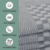Zestri Geschirrtuch Zwirn-10er Set Grubenhandtücher 50x70 cm 100% Baumwolle Grubentücher, (10 Stück), kariert, saugstark mit Aufhänger, Geschirrhandtuch Küchenhandtücher Bild 3