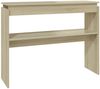 vidaXL Konsolentisch Sonoma-Eiche 102x30x80 cm Holzwerkstoff 808326 Bild 2