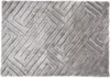 Vente-unique - JOLINE Couchtisch GlasStoff TransparentGrauSilberfarben - B 80 cm160 cm x H 42 cm4 cm x L 131,5 cm80 cm230 cm Bild 4
