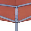 vidaXL Partyzelt-Dach 2x2 m Terracotta-Rot 270 g/m² 315346 Bild 5