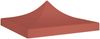 vidaXL Partyzelt-Dach 2x2 m Terracotta-Rot 270 g/m² 315346 Bild 2