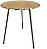 Beistelltisch Metall Dekotisch Hilton ø 35 x H 46 cm rund Aluminium mit Struktur gold Bild 4