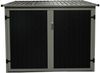 Westmann Metall Fahrradgarage, Gartenbox, Aufbewahrungsbox, anthrazit, 203 x 200 x 158 cm (B x L x H) Bild 2