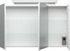 LED-Spiegelschrank 100cm in Hochglanz weiß ABUJA-02 inkl. LED-Acryllampe, B/H/T: 100/62/17cm Bild 3