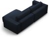 Micadoni Ecksofa Victor 3-Sitzer Rechts Samt Blau Bild 4