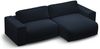 Micadoni Ecksofa Victor 3-Sitzer Rechts Samt Blau Bild 3