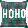 Dekokissen 2er Set JOYCANDY 45 x 45 cm Grün Weihnachtsmotiv Bild 4