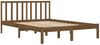 vidaXL Massivholzbett Honigbraun Kiefer 200x200 cm [3105094] Bild 4